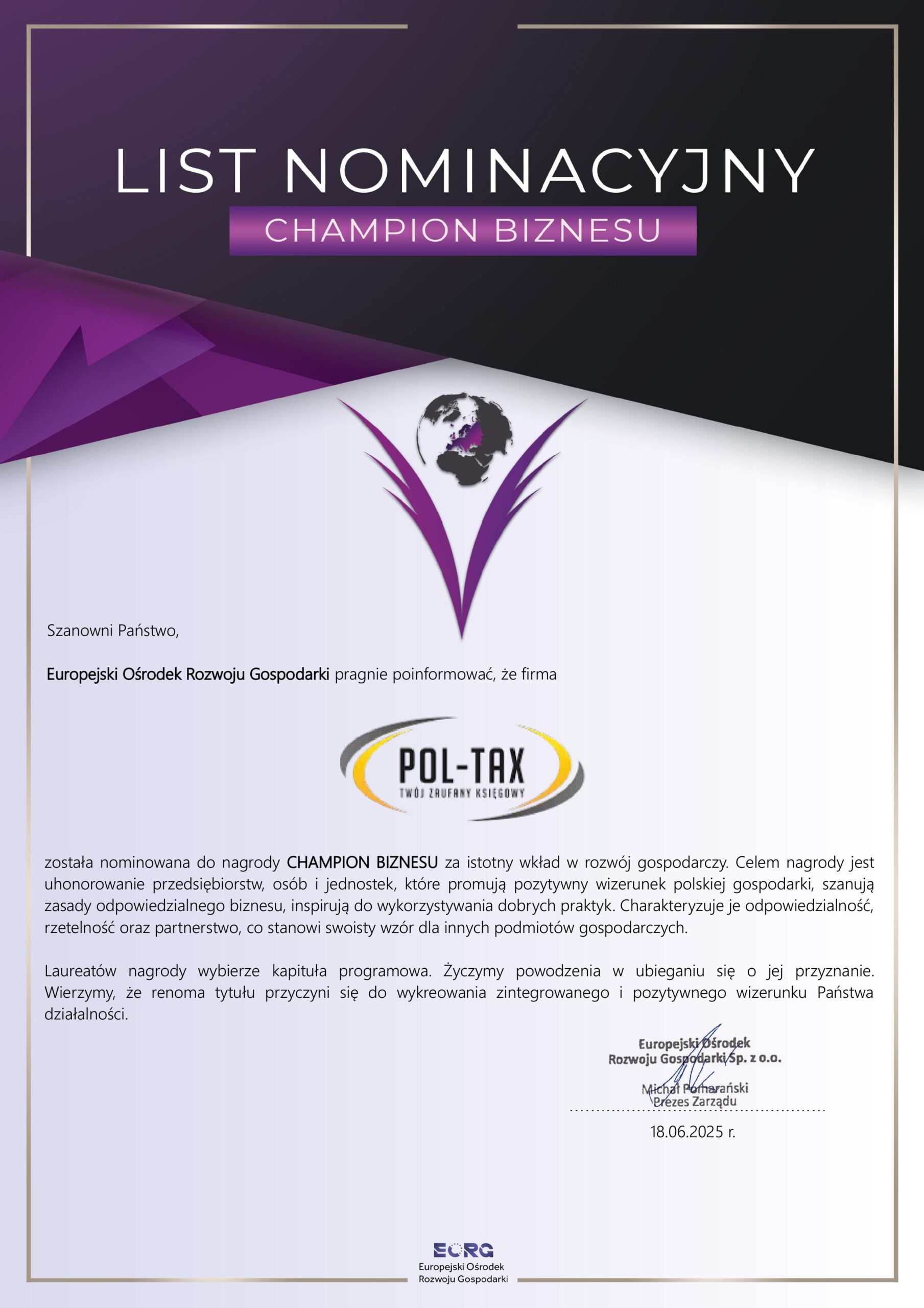 CHAMPION BIZNESU