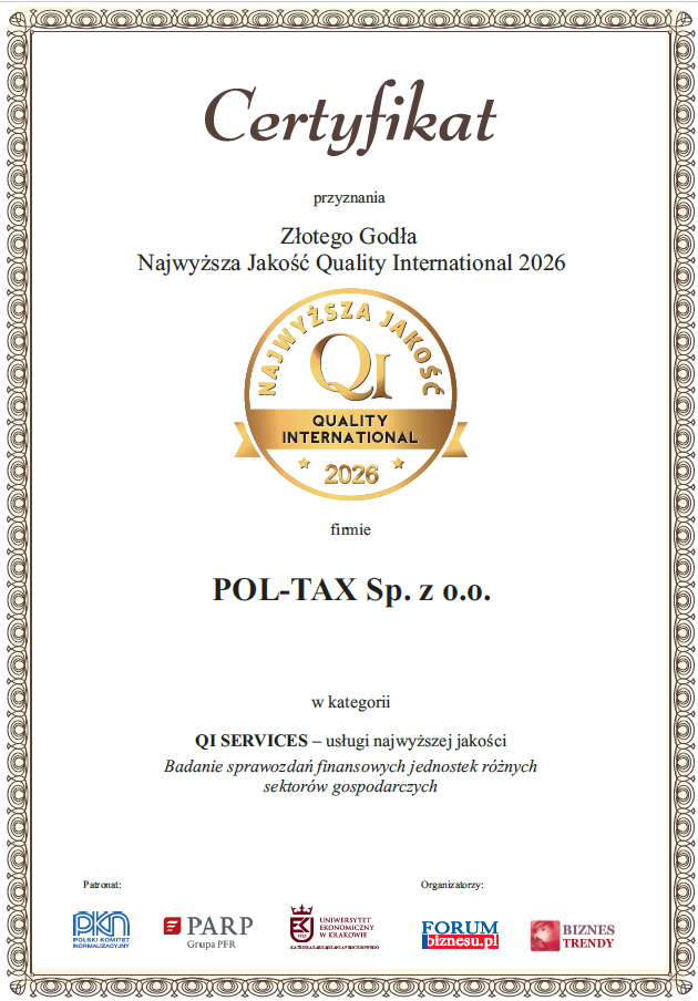 Złote Godło QI 2026